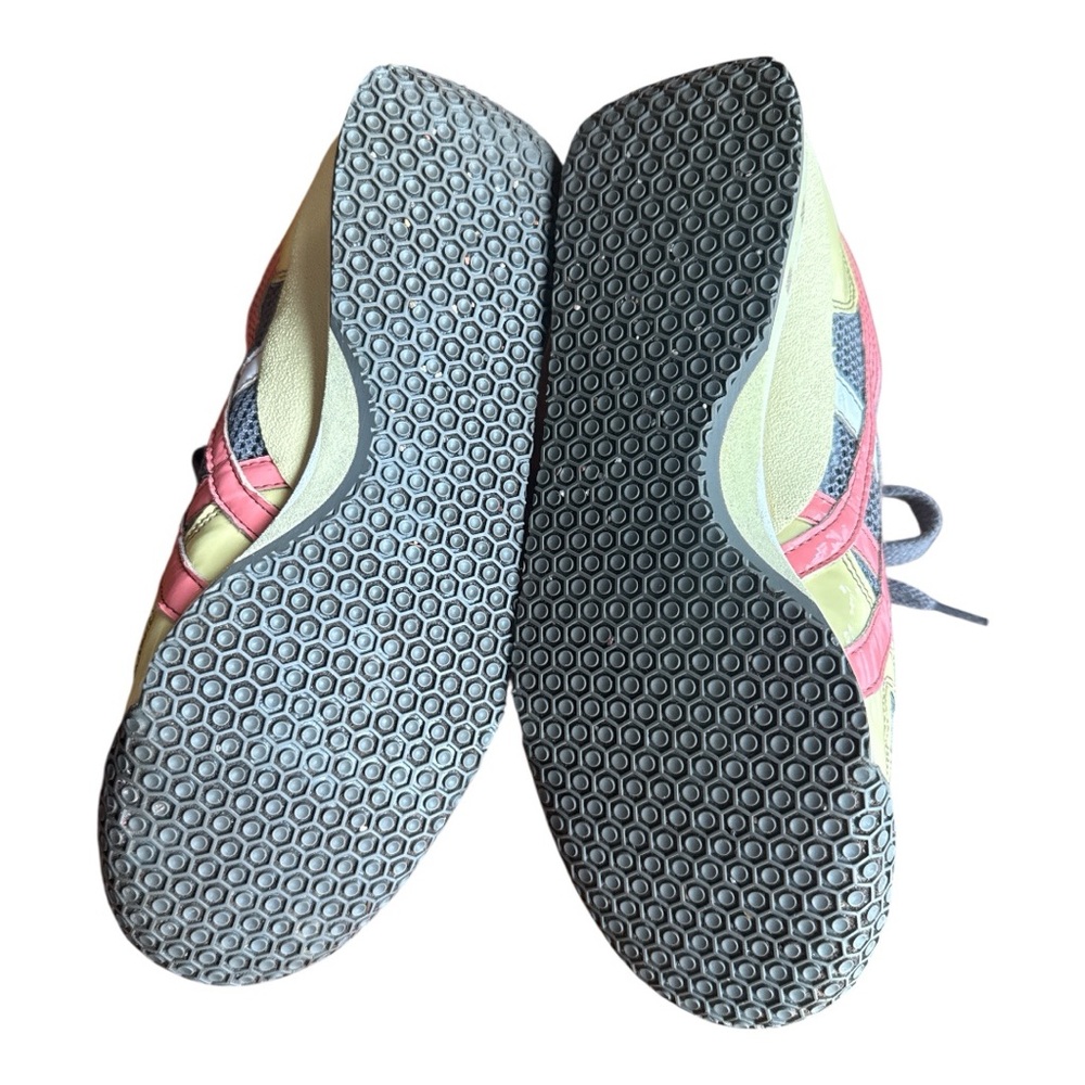 Asics Onitsuka Tiger Ultimate 81 Low Top Sneakers Yellow Pink Retro Y2K 6.5 - Picture 5 of 9